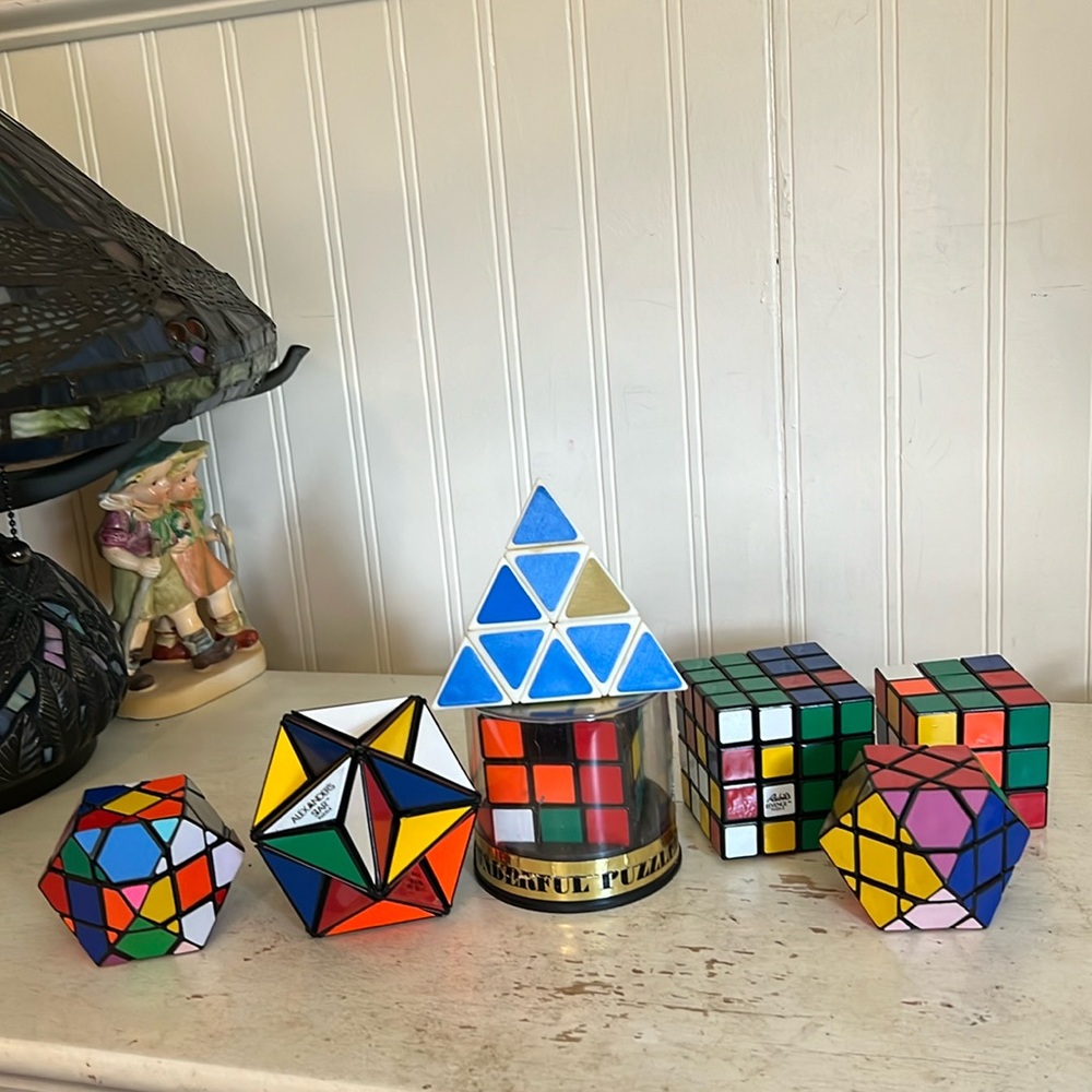 Lot Vintage Rubik’s cube puzzles Alexander’s star & more